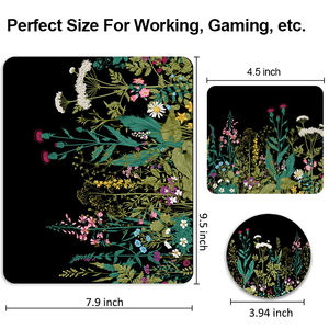 Vente en gros de tapis de souris imprimé personnalisé de haute qualité tapis de souris en néoprène caoutchouc imperméable sublimation avec logo - Product Image 3