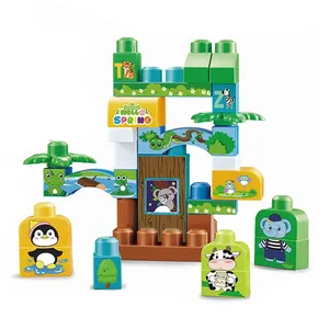 Ensemble <span class=keywords><strong>de</strong></span> blocs <span class=keywords><strong>de</strong></span> <span class=keywords><strong>construction</strong></span> <span class=keywords><strong>de</strong></span> grande taille, animaux <span class=keywords><strong>de</strong></span> la jungle et du zoo, briques à grandes particules, jouet <span class=keywords><strong>de</strong></span> <span class=keywords><strong>construction</strong></span> éducatif DIY pour les tout-petits et les enfants - Product Image 3
