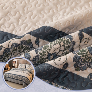 Set trapunta Queen multifunzione, copriletto per tutte le stagioni stampato in stile bohémien a 3 pezzi - Product Image 6