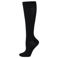 Chaussettes de compression en nylon ODM personnalisées pour le sport en plein air, fitness, mi-mollet, pour femmes et hommes, favorisant la circulation