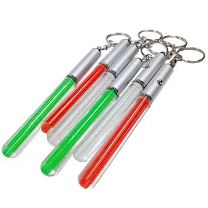 Porte-clés sabre laser LED en acrylique, cadeau de Promotion, bâton clignotant LED coloré, porte-clés lumineux