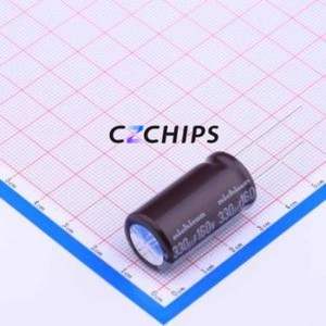 Condensador Electrolítico de Aluminio UCY2C331MHD de Montaje Pasante, D16xL31.5mm 330uF 20% 160V 1.51A-120Hz - Product Image 1