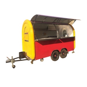Remolque de Comida Rápida Móvil, Totalmente Equipado, Camión de Café, Horno de Pizza, Freidora Solar, Carrito de Aluminio, 1 Año de Garantía - Product Image 5
