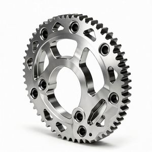 Adaptateur de moyeu de pignon léger usiné CNC et fabriqué par électroérosion à fil |   Bride de montage de chaîne arrière de moto, personnalisation OEM disponible - Product Image 3