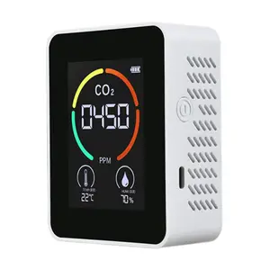 NEW Digital display Wall Mount Digital Carbon Dioxide Monitor Indoor Air Quality Temperature CO2 Meter Sensor Controller