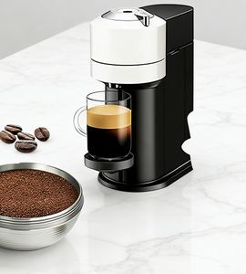 <span class=keywords><strong>Capsule</strong></span> de café réutilisable et rechargeable en acier inoxydable Classic 1 Pod Wareset, best-seller, <span class=keywords><strong>compatible</strong></span> <span class=keywords><strong>Vertuoline</strong></span> 230ML 414ML - Product Image 2