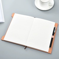 Carnet à couverture rigide personnalisé avec logo brodé, A5 A6, en PU, gravé au laser, journal intime, cadeau