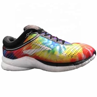 Réplique de chaussure gonflable promotionnelle pour les événements de marques sportives, modèle de sneaker gonflable à imprimé zèbre personnalisé