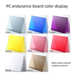 Lámina de policarbonato transparente reforzada, insonorizada, ignífuga y antiestática. Procesamiento personalizado de fábrica. Lámina de PC incolora o de color. - Product Image 5