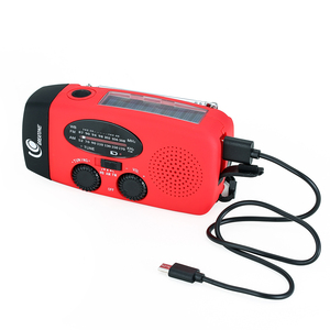 Solar manivela AM/<span class=keywords><strong>FM</strong></span> de banda meteorológicos NOAA Radio radio portátil - Product Image 6