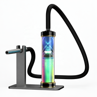 Nouvelle conception de chicha électrique rechargeable sans charbon, chicha électrique portable avec emballage cadeau 20mg 60k