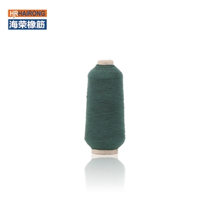 Hilo elástico cubierto de poliéster Precio bajo 1407575 Computadora Tejer plano Aguja gruesa Patrón teñido Costura Spandex Tejido - Product Image 5