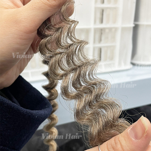 Grosir Godtress pre-passion kepang rambut Ombre gelombang air 22 inc-24inch Crochet Dreadloc rambut ekstensi - Product Image 6
