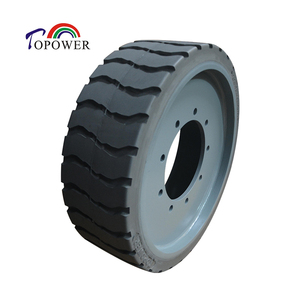 Rueda de Repuesto para Plataforma Elevadora de Tijera Toppower, Neumático Sólido 15x5-9 TP, Antimarcas - Product Image 4