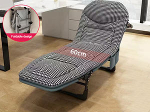 OEM Lettino Catre Klappbett portátil cinco engranajes ajustable al aire libre viaje jardín tienda de campaña cuna individual cama plegable de lujo - Product Image 2