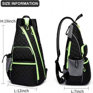 Mochila de Pickleball Unisex de calidad superior, bolsa atlética, bolsa de raqueta de Pádel personalizada con logotipo, bolsa deportiva para raqueta de tenis - Product Image 4