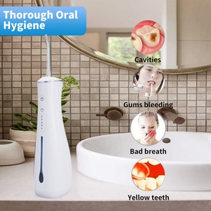 Hydropulseur buccal sans fil rechargeable à domicile, irrigateur dentaire électrique portable avec grand réservoir - Product Image 6