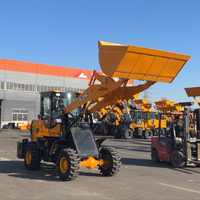 Fabrik preis 4WD Klein traktor Frontlader 4x4 Diesel CE/EPA-zertifizierter chinesischer Radlader mit Lager & Pumpe zum Verkauf
