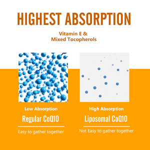 เจลลดความดันโลหิตเพื่อสุขภาพ CoQ10ไลโปซอมอลแบบกำหนดเองได้ด้วยวิตามินอีโอมากา3 6 9 - Product Image 2