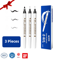 Marqueur d'art STA à base d'eau, stylo marqueur noir pigmenté, stylo marqueur à pointe pinceau, marqueurs de croquis, ensemble de calligraphie