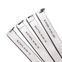 Barra de corte horizontal en forma de 7 para ranurado y limpieza de roscas, herramienta de torneado externo para tornos CNC OEM B-CTMSL1212K-08 No