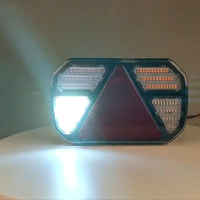 Nouvelles feux de position LED multifonctions intégrés pour plaque d'immatriculation, étanches IP65, 12V-24V, pour remorques, camions et engins de construction