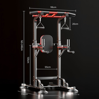 Peralatan Gym Multifungsi Pull up Bar Power Tower untuk Latihan Pull up dan Dip Station Grosir Pabrik