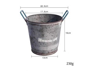 <span class=keywords><strong>Macetas</strong></span> de Metal Duraderas de la Serie Bonnie, Venta Directa de Fábrica, Ideales para Jardín, Ventana o Mesa - Product Image 6