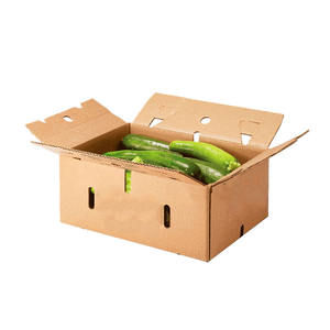 Caja de Cartón Corrugado para Productos Vegetales Frescos, Biodegradable, de 3/5 Capas, Personalizable, para Mini Pepinos Orgánicos - Product Image 6