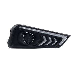 Pare-chocs avant TYPY blanc bleu DRL avec clignotant ambre 2 pièces LED DRL pour Honda City 2015-2019 - Product Image 1