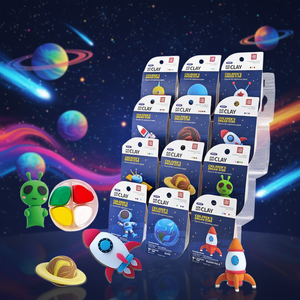 12/24/36 colori argilla Non tossica all'ingrosso Super leggera argilla modellazione aria secco schiuma polimerica argilla giocattolo per bambini - Product Image 1