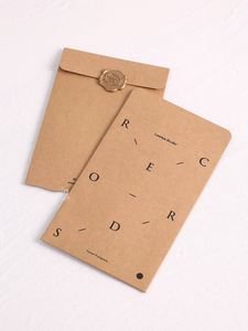 Wholesale Kraft Paper Postcard Packaging Embossed Uv Hot Stamping <b>Gift</b> Bag Paper <b>Envelope</b> - Product Image 5