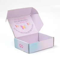 Caja de Envío Rígida con Forro de Esponja y Laminación Brillante con Logotipo Personalizado, Cajas de Cartón Corrugado Ecológicas para Empaque de Regalos