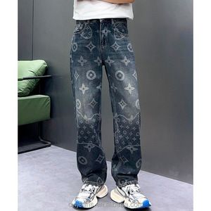 <span class=keywords><strong>Jeans</strong></span> de travail amples <span class=keywords><strong>pour</strong></span> hommes, best-sellers, style streetwear hip-hop, jacquard, motif unique, <span class=keywords><strong>jeans</strong></span> <span class=keywords><strong>pour</strong></span> hommes - Product Image 3