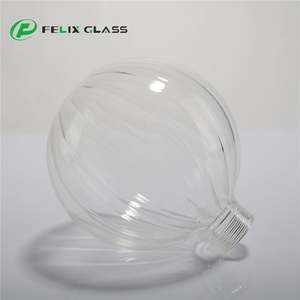 Pantalla de lámpara de cristal de borosilicato 3.3 de alta calidad, fabricada en fábrica, semirrevestida, tamaño personalizado, para iluminación colgante - Product Image 2