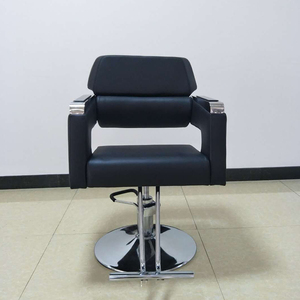 Chaise de salon de coiffure moderne, simple et confortable, en cuir de haute qualité, multifonctionnelle et pivotante - Product Image 2