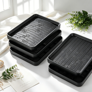 ถาดโชว์เครื่องประดับหนัง PU พรีเมียม พร้อมโลโก้สั่งทำ สำหรับสร้อยคอ กำไล แหวน เหมาะสำหรับร้านขายเครื่องประดับบูติก - Product Image 2