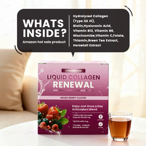 Lifeworth Flüssiges Kollagen für Erwachsene Frauen 2000mg Meereskollagen-Peptide Haar-Haut-Nagel-Unterstützung & Hautaufhellung - Product Image 5