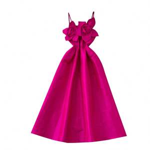 Vestido Midi Casual de Verano Talla Grande para Mujer, Estilo Túnica Romana, Corte Imperio, con Encaje 3D - Product Image 5