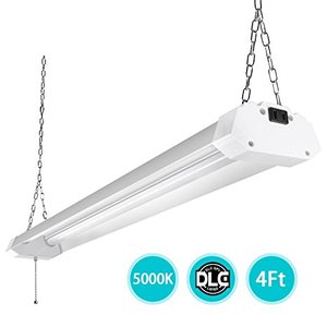 Système de rail linéaire LED ETL DLC à montage en surface, 4 pieds, 40W, 4500lm, pour éclairage de magasin, bureau, garage, connectable - Product Image 3