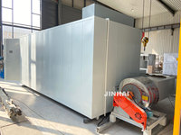 Four de séchage de peinture à air chaud avec système de chauffage au gaz pour pièces en aluminium