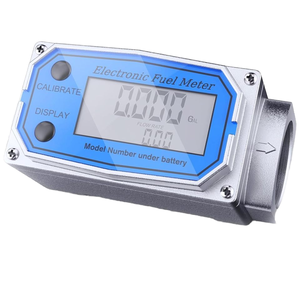 3/4インチデジタル可変面積式水流量計 OEM アルミ製 防水 2.5-31GPM 1%精度 GAL QTS PTS L m単位 WD WDWL-25 - Product Image 1