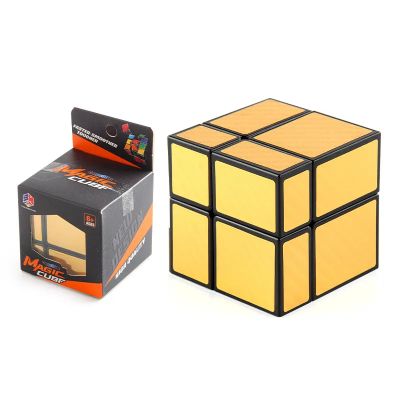 Fast magic Cube square cube Set golden of Series Puzzle Toy for Kids Adults Beginners diamond Speed Heteromorphic Smooth