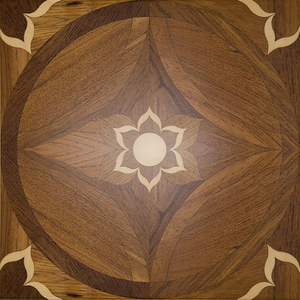 Parquet en bois d'ingénierie artistique multicouche en noyer, finition brossée, moderne, certifié EN717-1 Grade ABC, 16mm 15mm 14mm, pour buanderie - Product Image 1