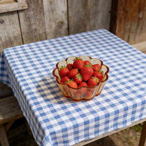 Tigela de Vidro para Alimentos em Forma de Noodle Âmbar, Última Moda, Mais Vendida, Utensílios de Mesa - Product Image 2