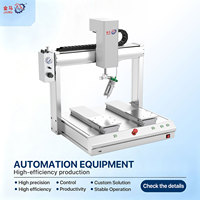 Robot de distribution automatique à quatre axes pour colle à viscosité moyenne, système de distribution de pâte à souder, machine de distribution