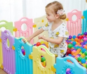 Nuevo diseño Durable jardín valla <span class=keywords><strong>de</strong></span> <span class=keywords><strong>seguridad</strong></span> jugar pluma cuna para bebé <span class=keywords><strong>de</strong></span> interior - Product Image 4