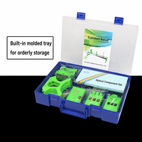 Kit d'expérimentation en optique physique avec banc optique, ensemble de lentilles concaves et convexes, prisme, aide pédagogique pour la physique des étudiants pour laboratoire scolaire