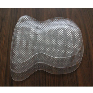 승마용 젤 실리콘 안장 패드, 높은 탄력성과 미끄럼 방지 기능, 통기성 구멍 포함 - Product Image 2