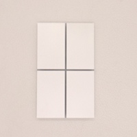 Interrupteur mural intelligent Wi-Fi Zigbee 120*72mm US en aluminium avec écran tactile 1/2/3/4 gangs, compatible Smart Life App, Alexa et Google Home